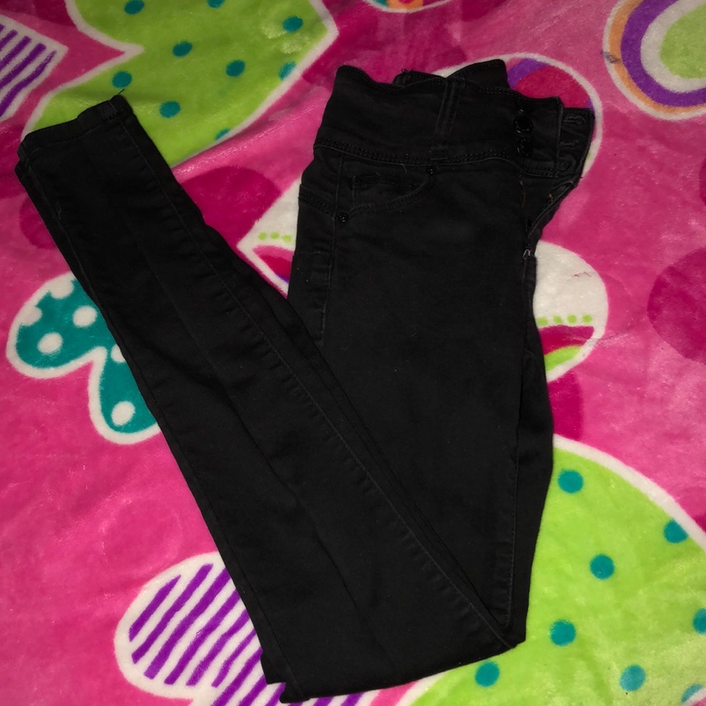 Girls black jeans